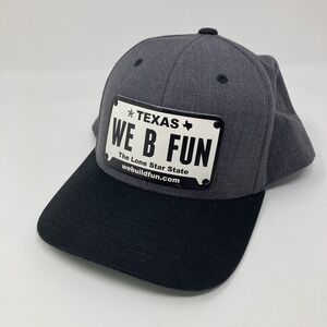 The Classics YUPOON Texas "WE B FUN" The Lone Star State Snapback Gray Hat - Cap